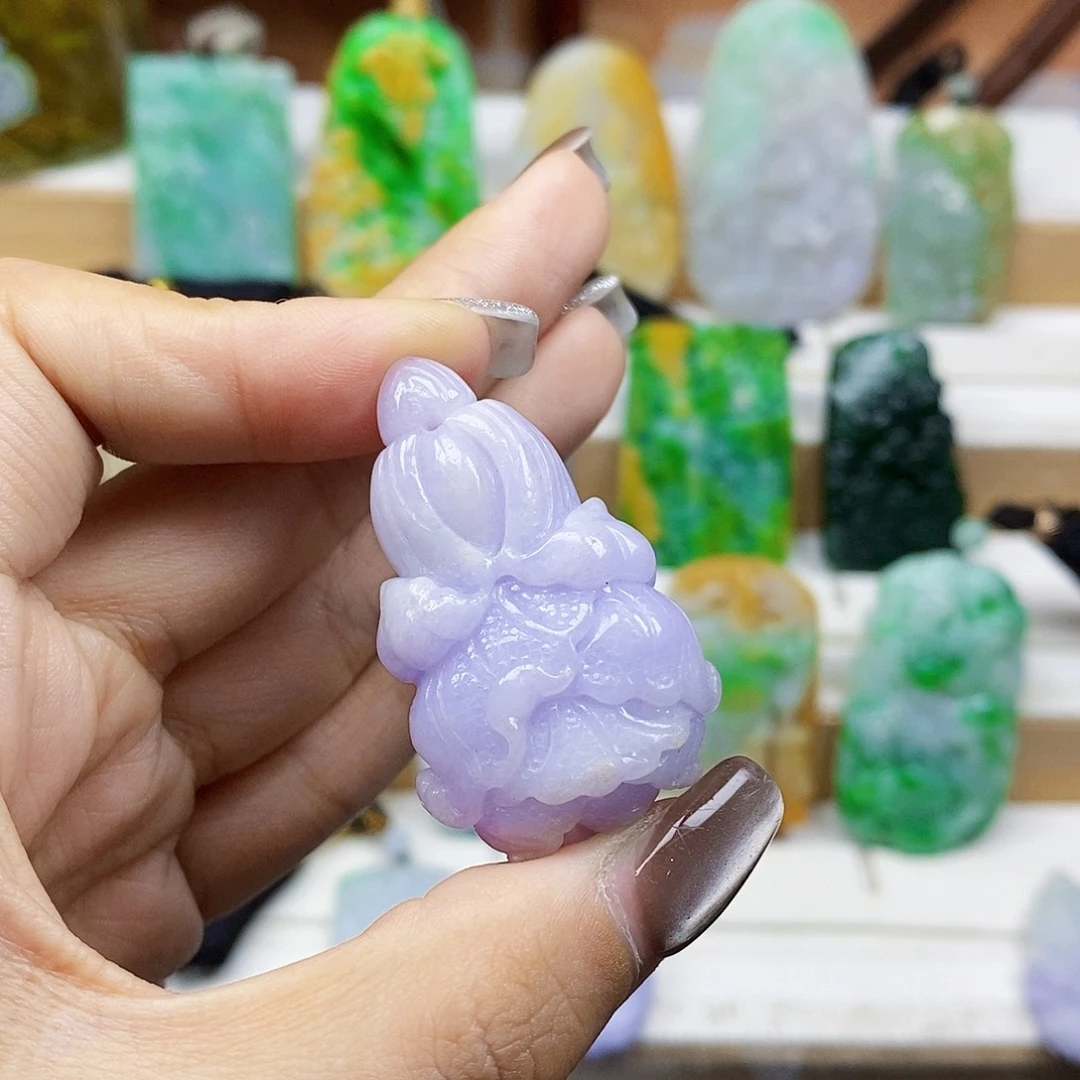御***阁定制翡翠未镶嵌天然翡翠A货