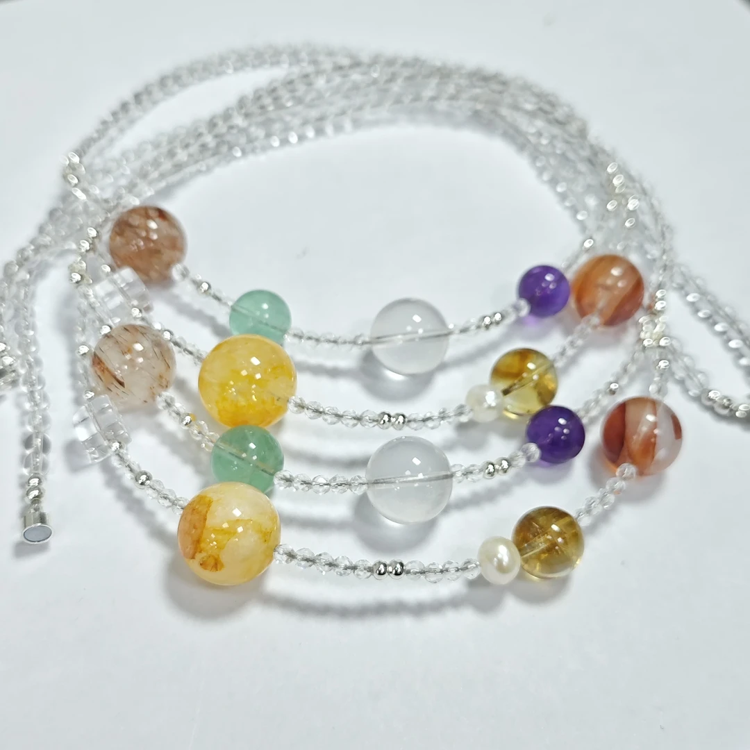 【书记甄选】天然原创“坎离坤轮”项链 多样性发一件 约4mm 8064CF