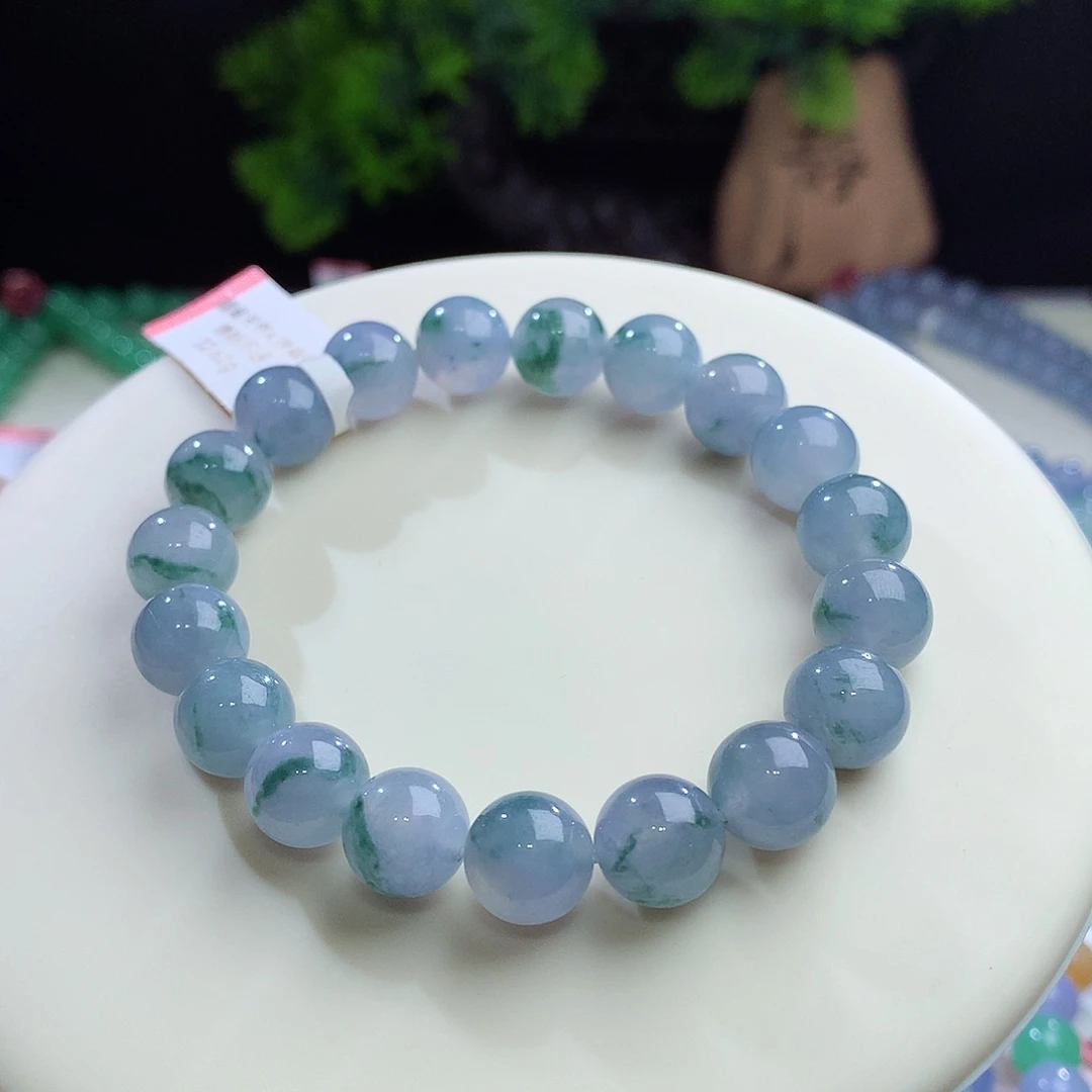未镶嵌手串翡翠卡10mm