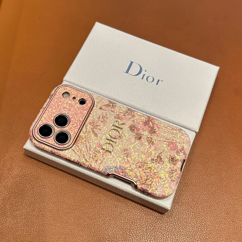 D家闪粉适用苹果17Promax手机壳iPhone16大视窗15防摔14老花Air女