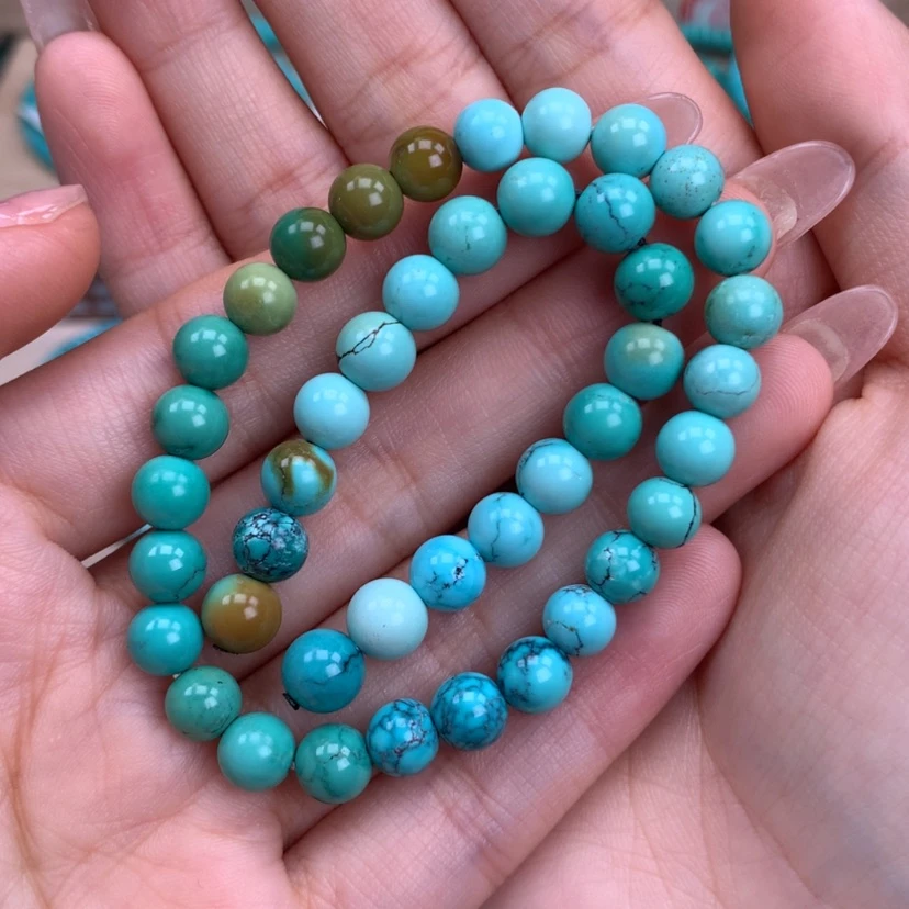 【闪购商品】绿松石圆珠未镶嵌s*