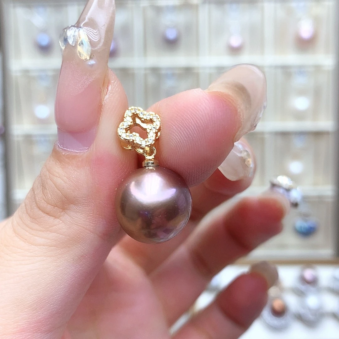 淡水珍珠未镶嵌吊坠(赠链)