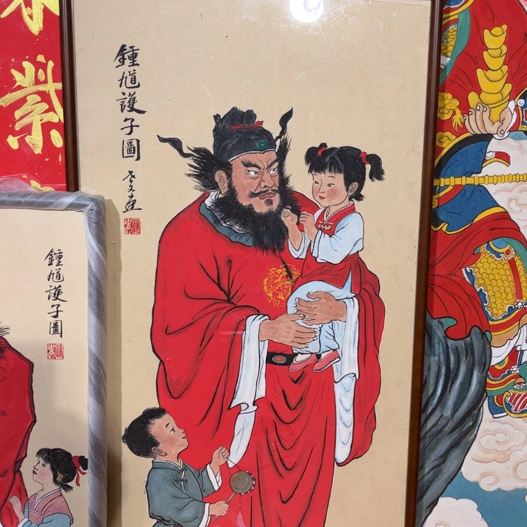 (***华国画手绘作品只要女孩