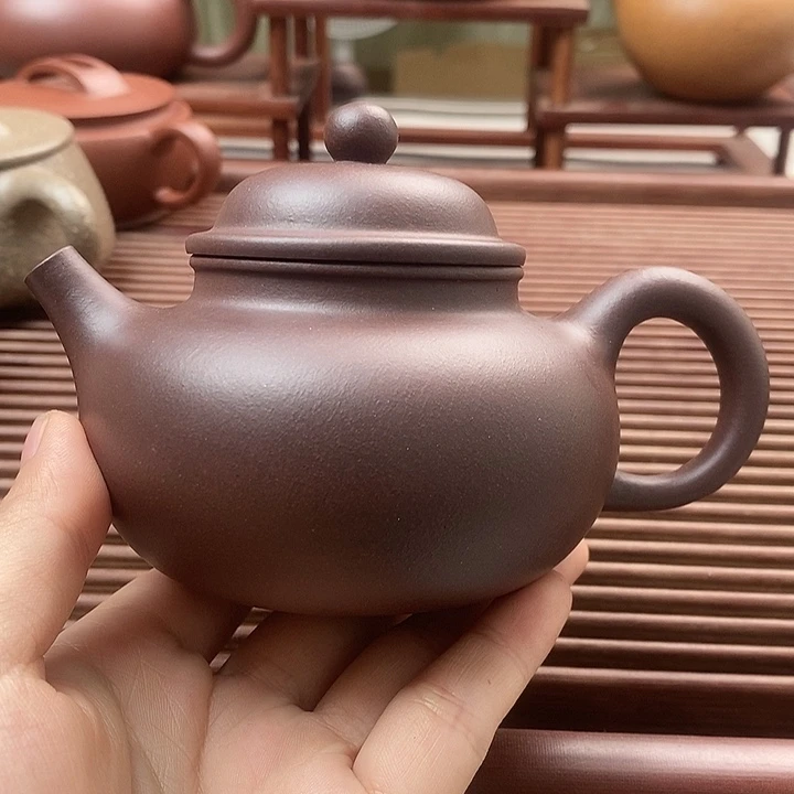 茶杯紫砂紫泥容天