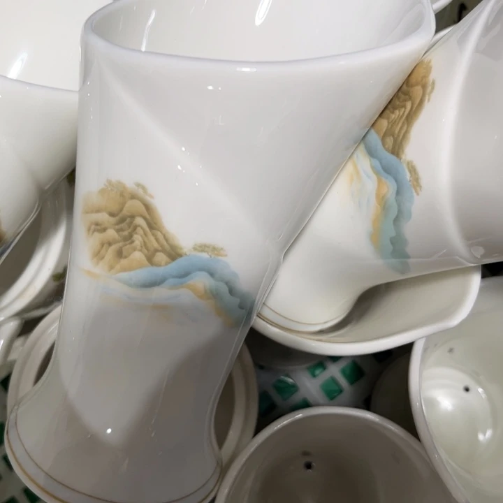 瓷片陶瓷筷子桶一个微瑕