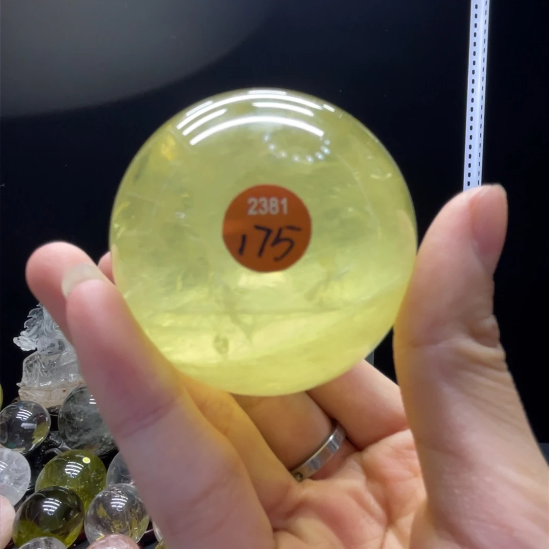 未镶嵌珠宝半成品水晶hh黄水晶c2381