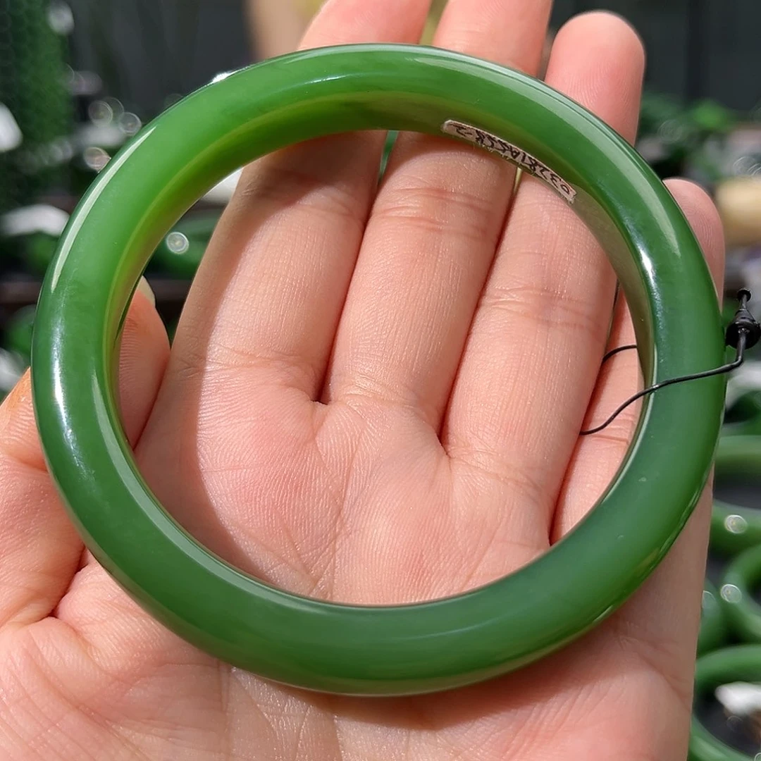 未镶嵌手镯和田玉（碧玉）羽