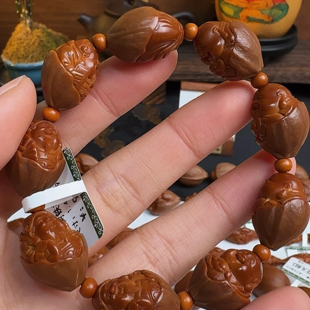 橄榄核手串/手链小籽财迷