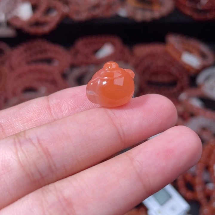 南红玛瑙未镶嵌把把壶1747