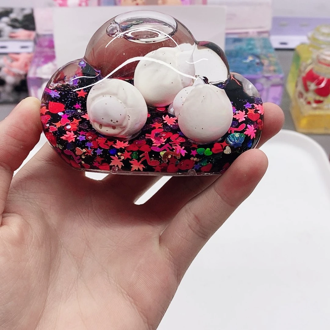 有机玻璃流沙瓶云朵