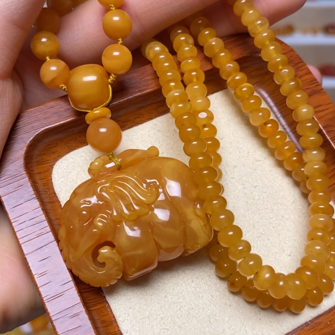 【闪购商品】未镶嵌颈饰蜜蜡项链