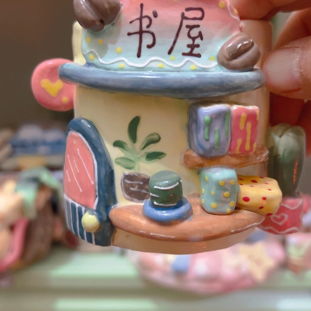 双十二福福手工多肉花盆