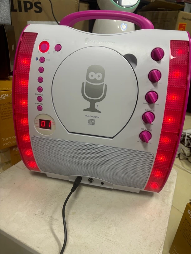 95新  外贸CD机音响带话筒