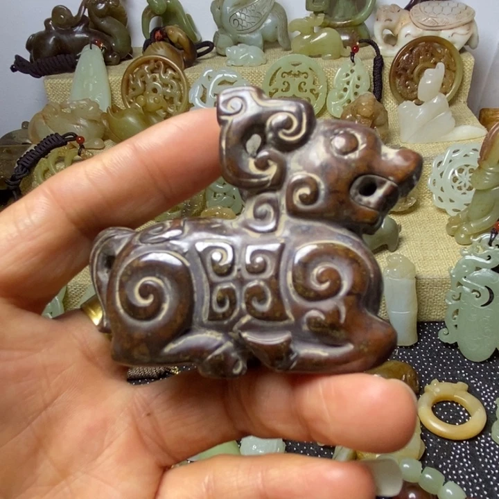 和田玉挂件未镶嵌