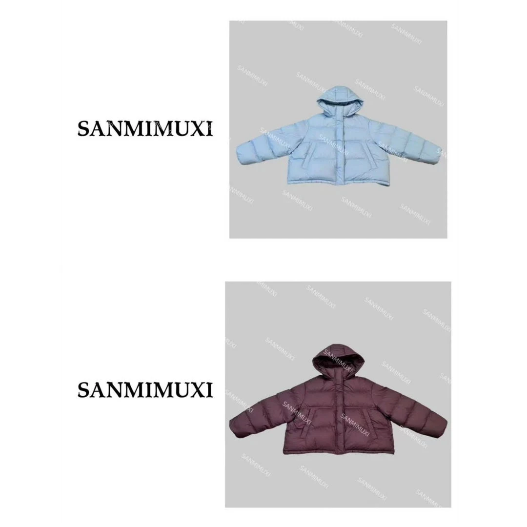 SANMI/叁米  90白鸭绒*连帽羽绒服 （帽子可拆卸） 20106