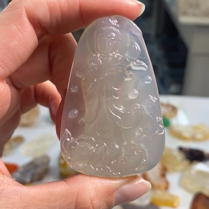 玛瑙/玉髓吊坠(不含链)未镶嵌