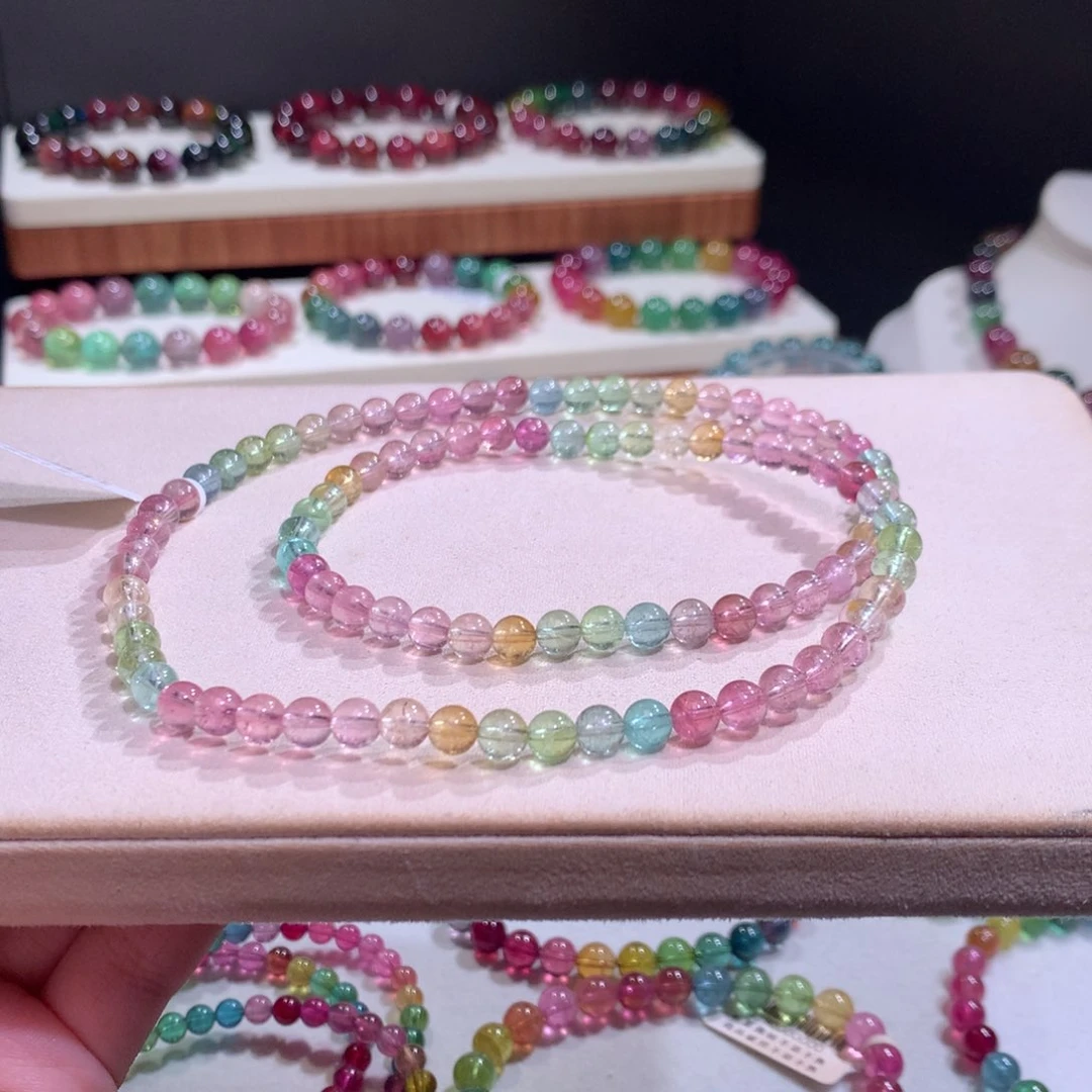 未镶嵌手链碧玺碧玺