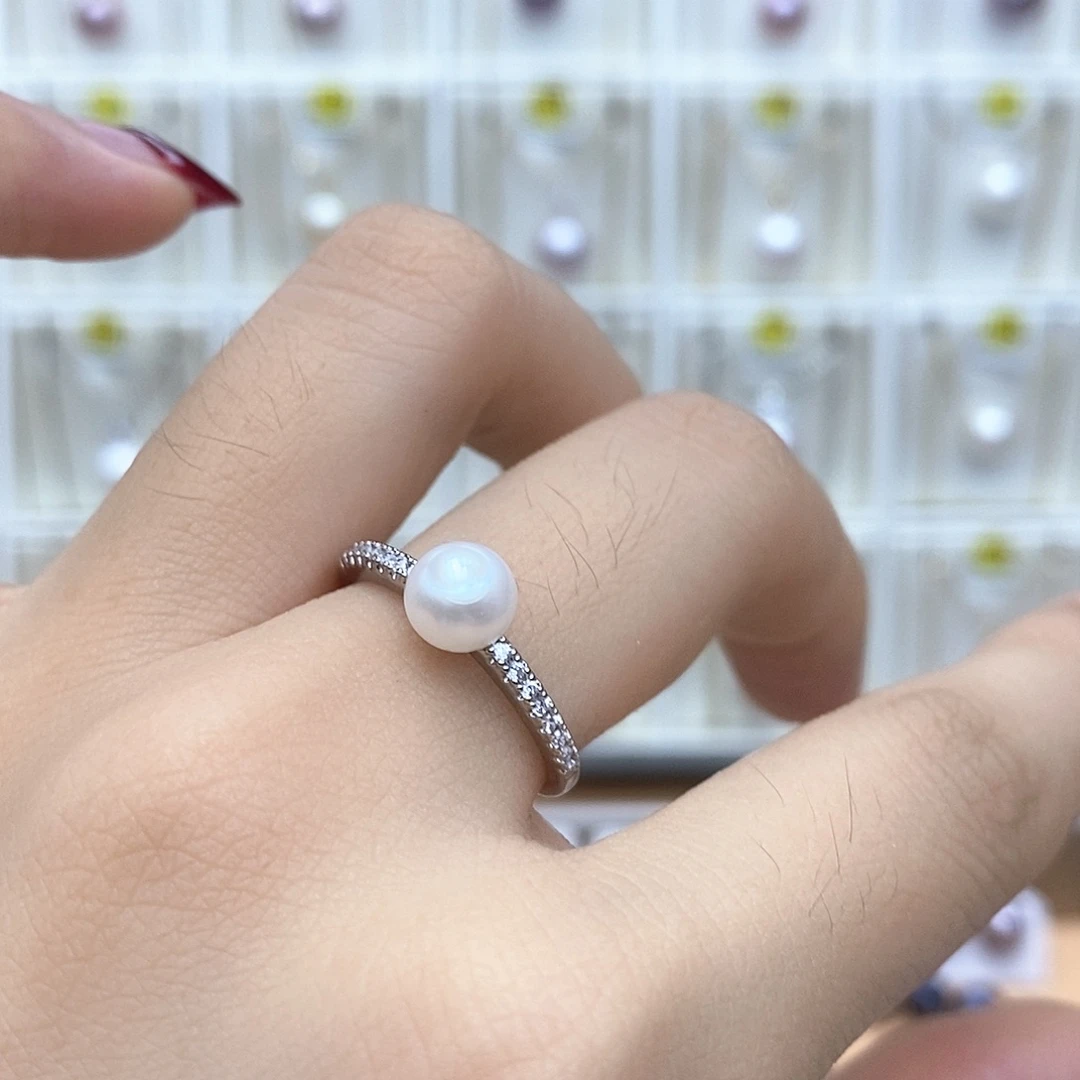 颈饰淡水珍珠合金