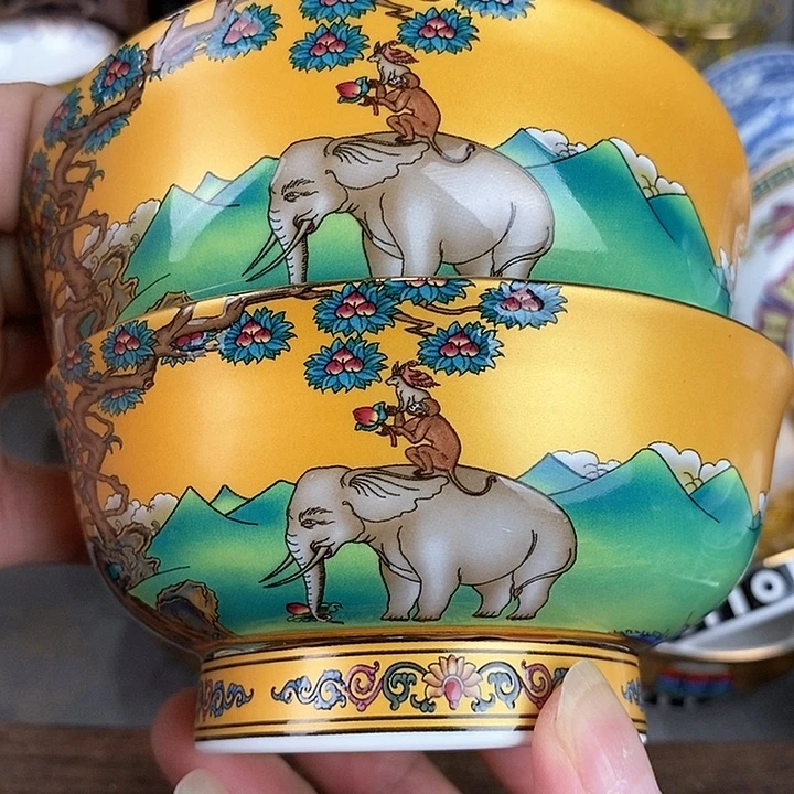 景德镇陶瓷藏式茶碗