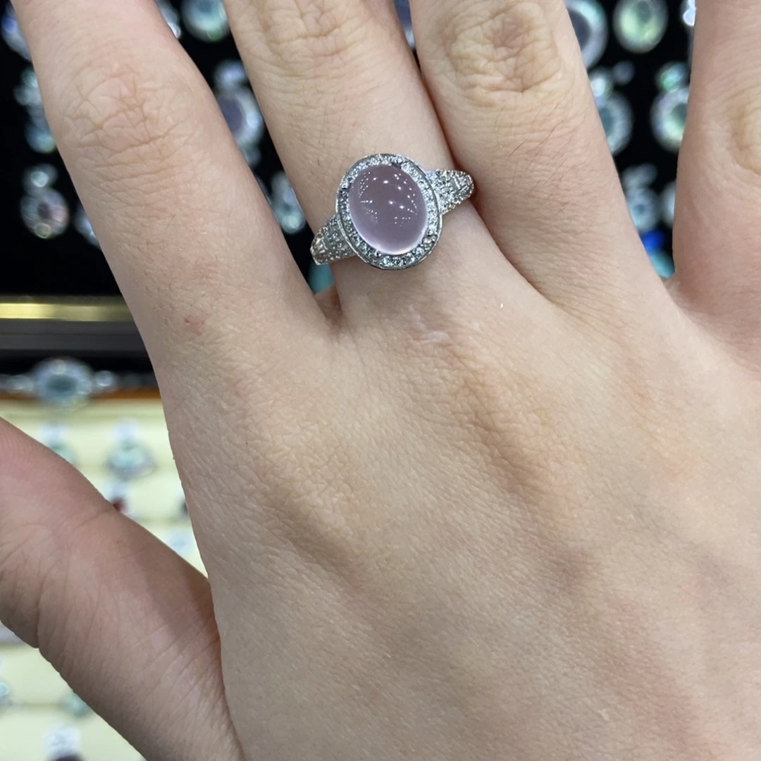 萤石银S925镶嵌戒指