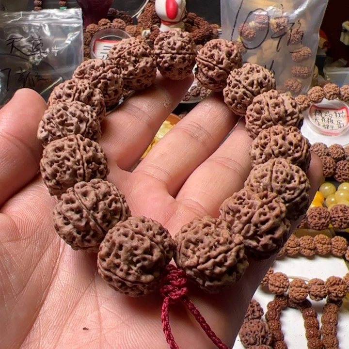 手串金刚菩提22爆肉蜂窝梅花双龙