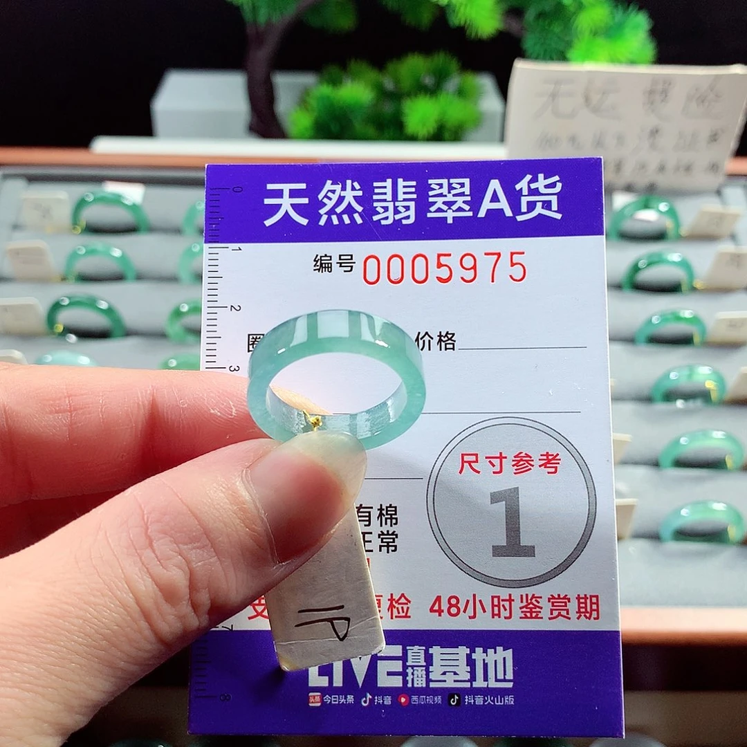 翡翠戒指未镶嵌19号