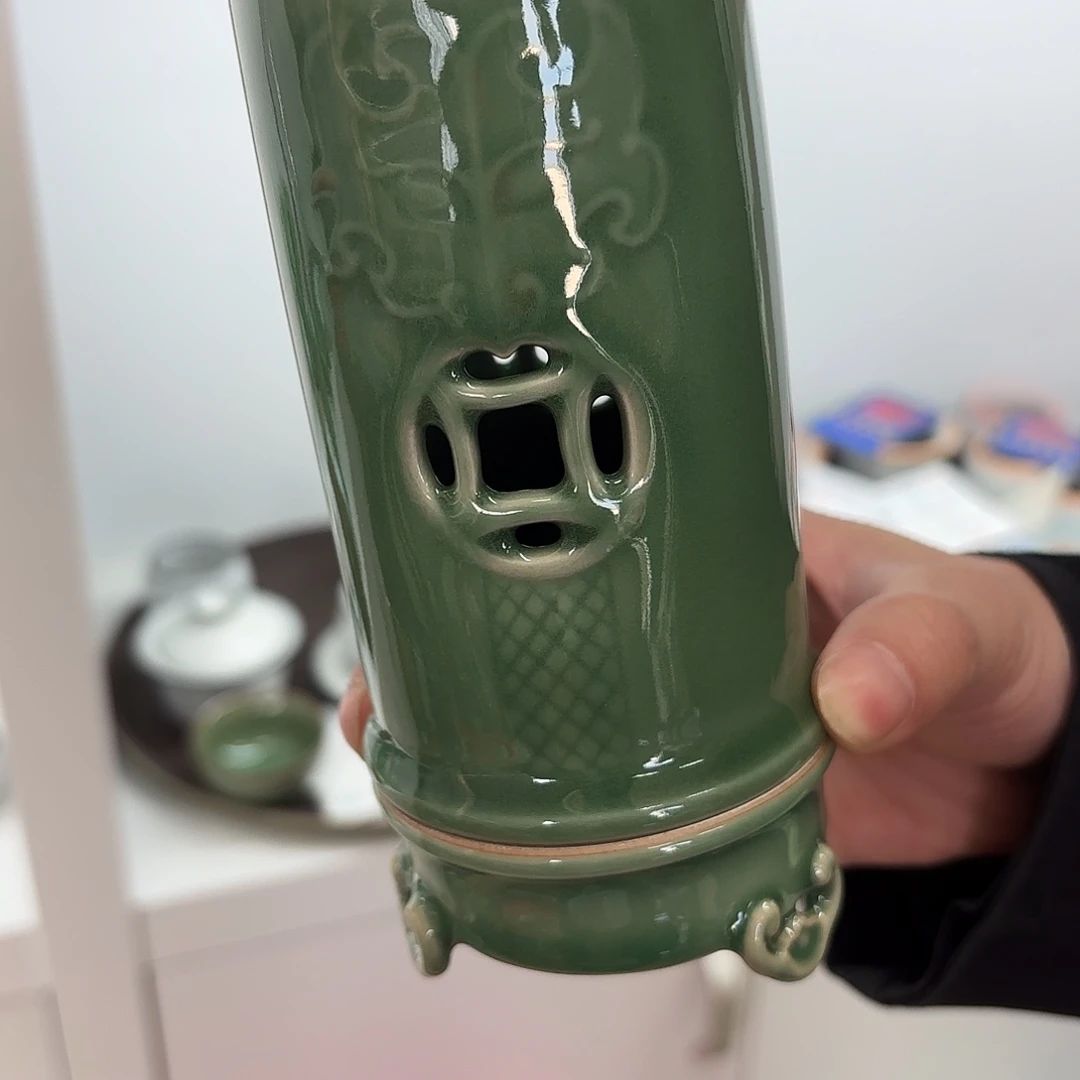 龙泉云间青瓷小米茶器