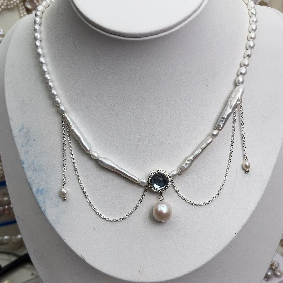 颈饰淡水珍珠未镶嵌