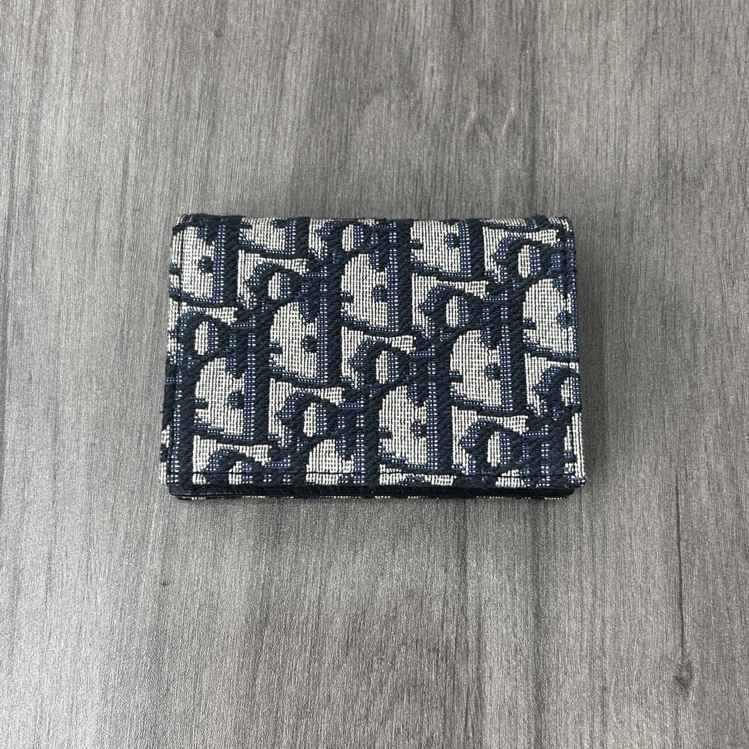 119 迪奥dior 二折满印老花卡包钱包 全新