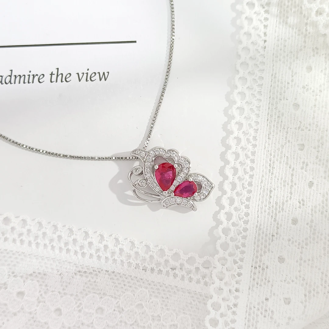 铜合金项链 WHLM-000793 焰翼 项链欧美气质时尚小众轻奢百搭