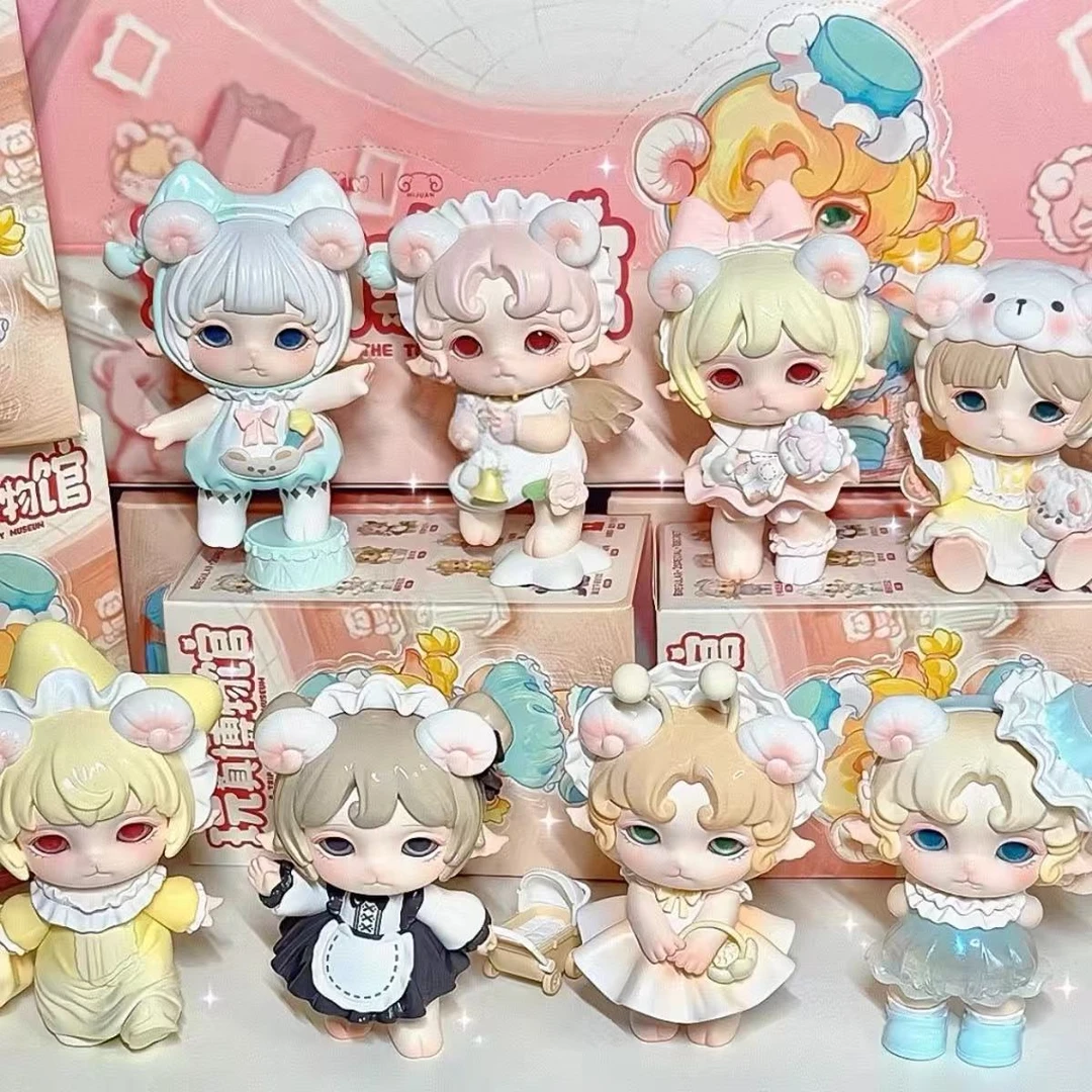 正版2代米卷玩具博物馆系列潮玩盲盒新品手办摆件女生礼物