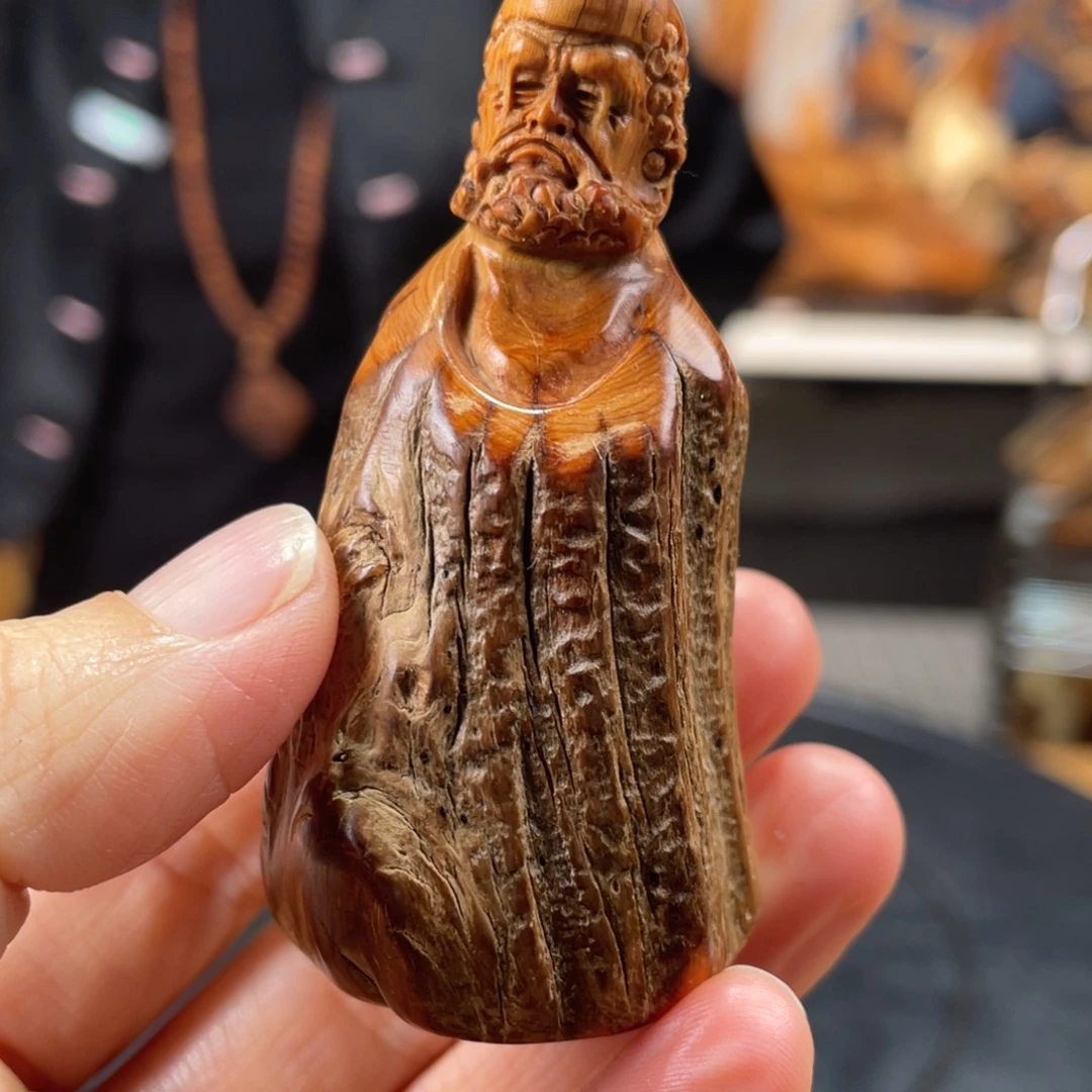 柏木（崖柏）手把件