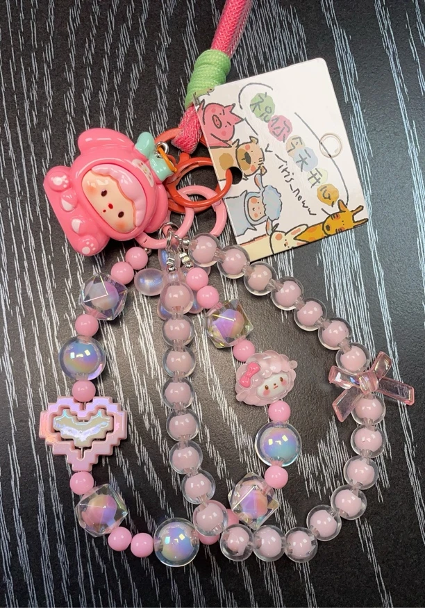 【直播带拆】手绘串珠卡通包挂饰品