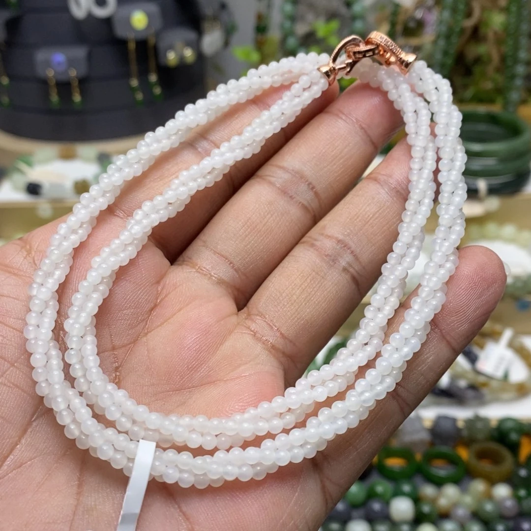 和田玉（白玉）颈饰未镶嵌61