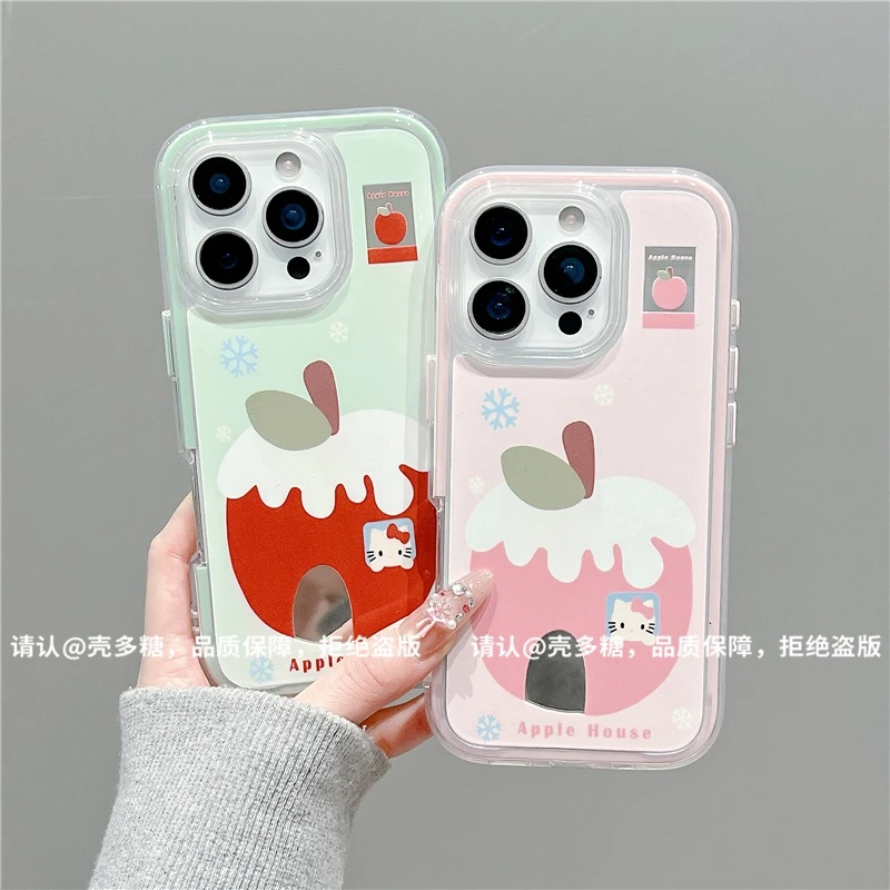 炫彩镜面适用苹果17/iPhone/华为荣耀/OPPO/VIVO/小米/手机壳爆款