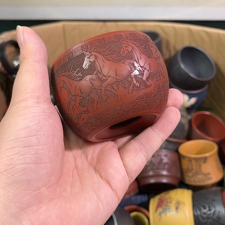 茶杯紫砂全手工紫砂主人杯