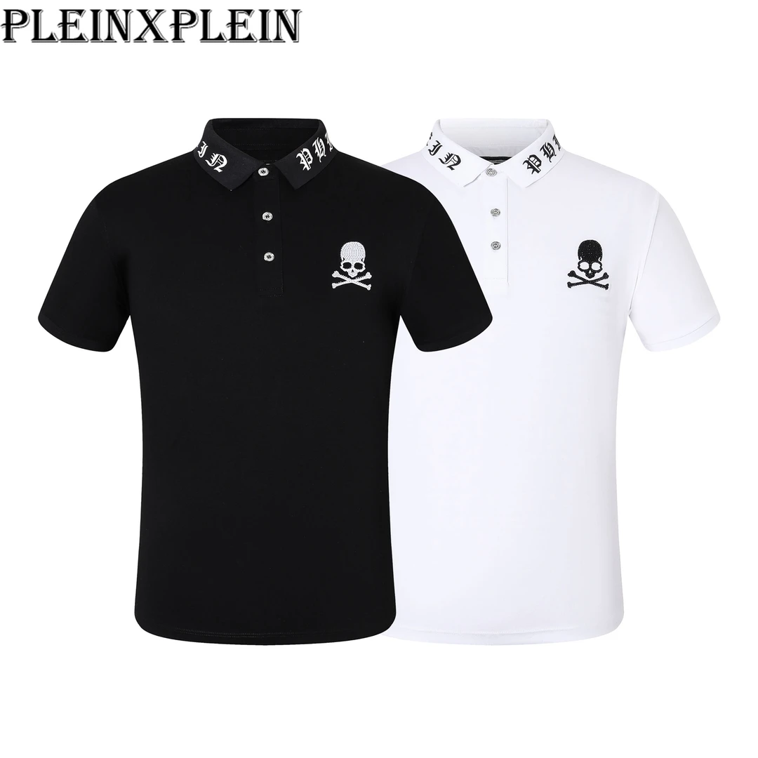 PLEINXPLEIN夏季男装新品上衣短袖 轻奢商务高级男士Polo衫 H001