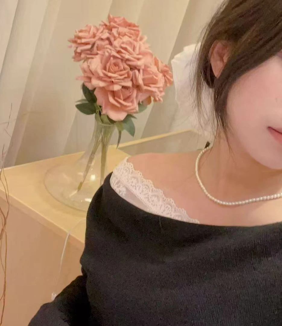 非金属合成锆石项链 xl688 自留款 韩系气质优雅珠珠项链