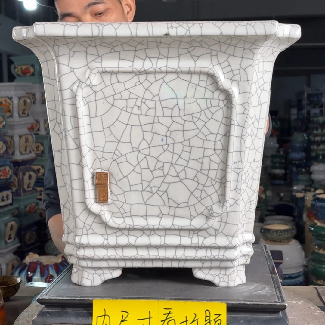 一风堂石湾花盆 内28*29