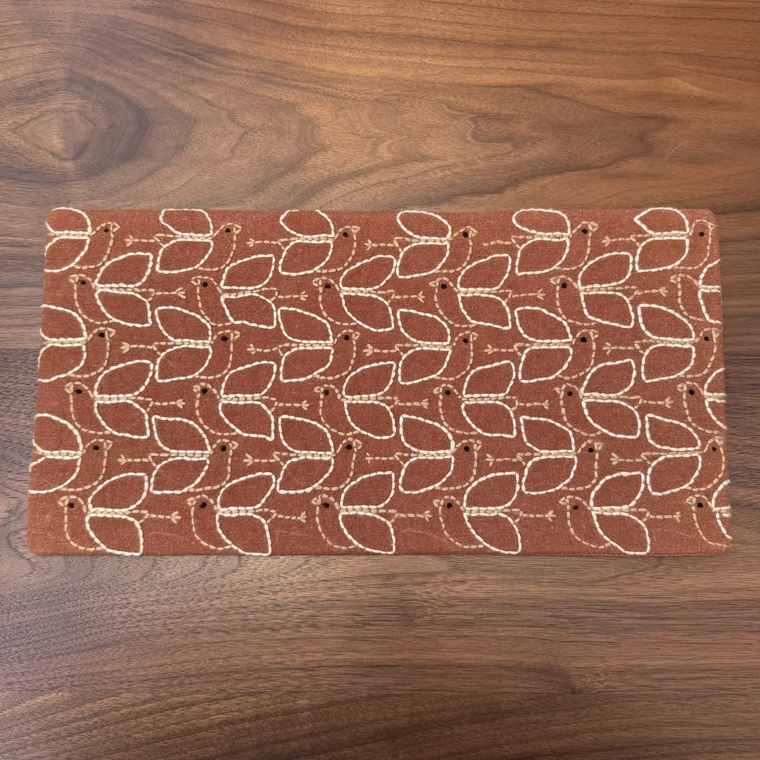 飞燕｜39*25 ｜手工刺绣茶席｜知己刺子绣