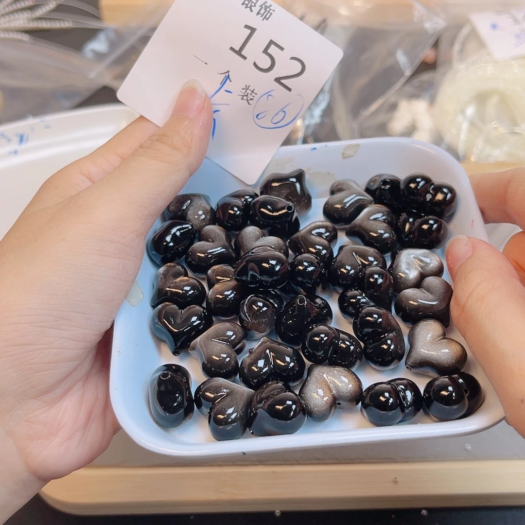 未镶嵌黑曜岩珠宝奇石152