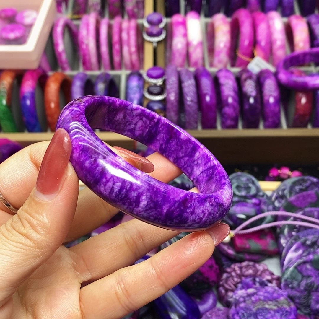 华***身珐琅非金属丝绒绒手镯