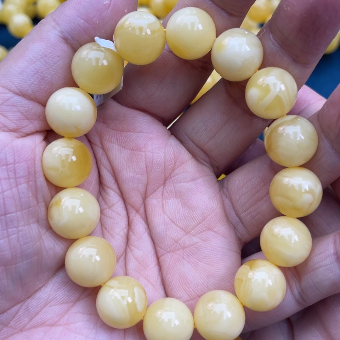 琥珀裸石未镶嵌琥珀蜜蜡12m m