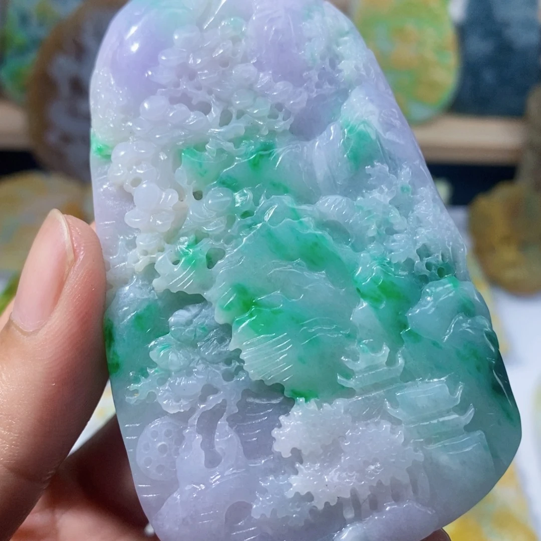 定制翡翠未镶嵌天然翡翠A货