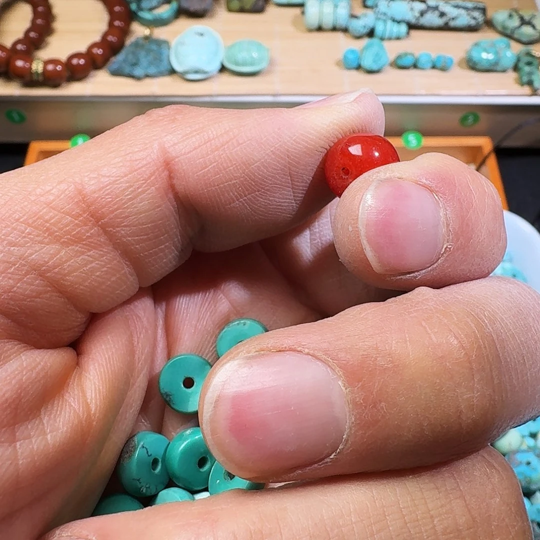 南红玛瑙合金颈饰小配饰