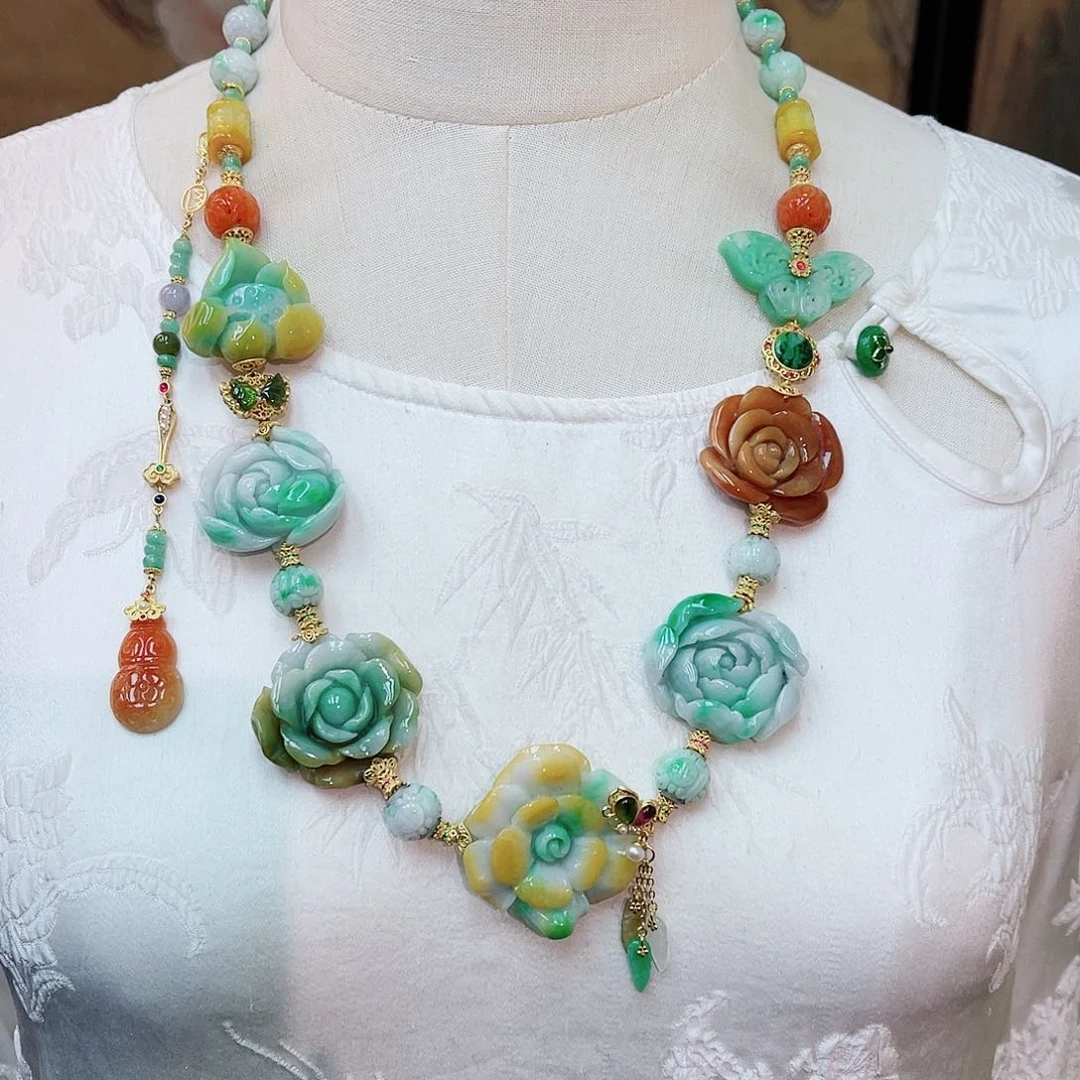 颈饰合金翡翠48小时鉴赏期1