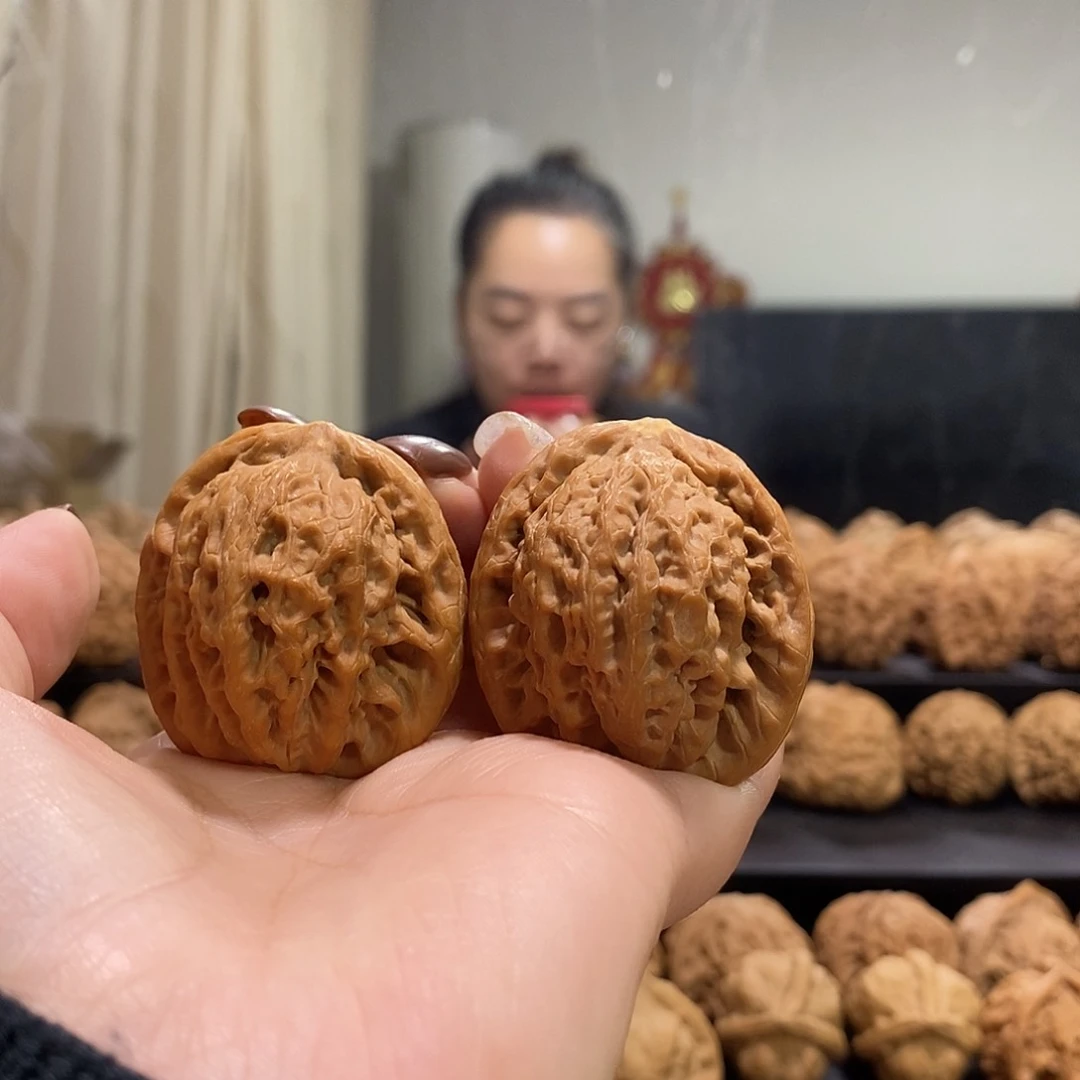 把件文玩核桃37➕金公子有黄