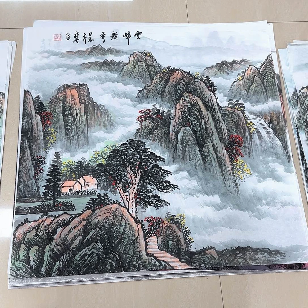国画国画作品展。国画作品