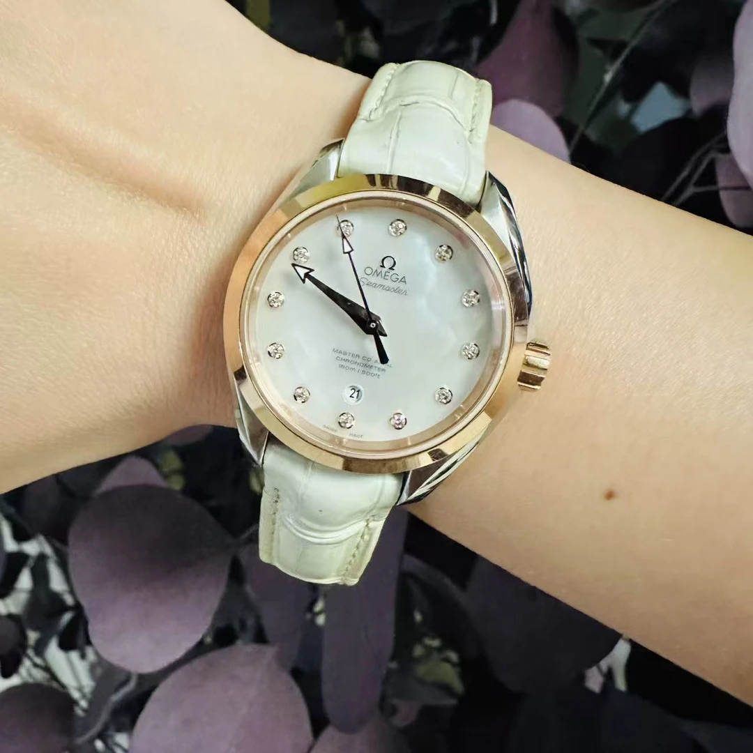 95新 Omega/欧米茄 自动机械,34mm,间金,250714001