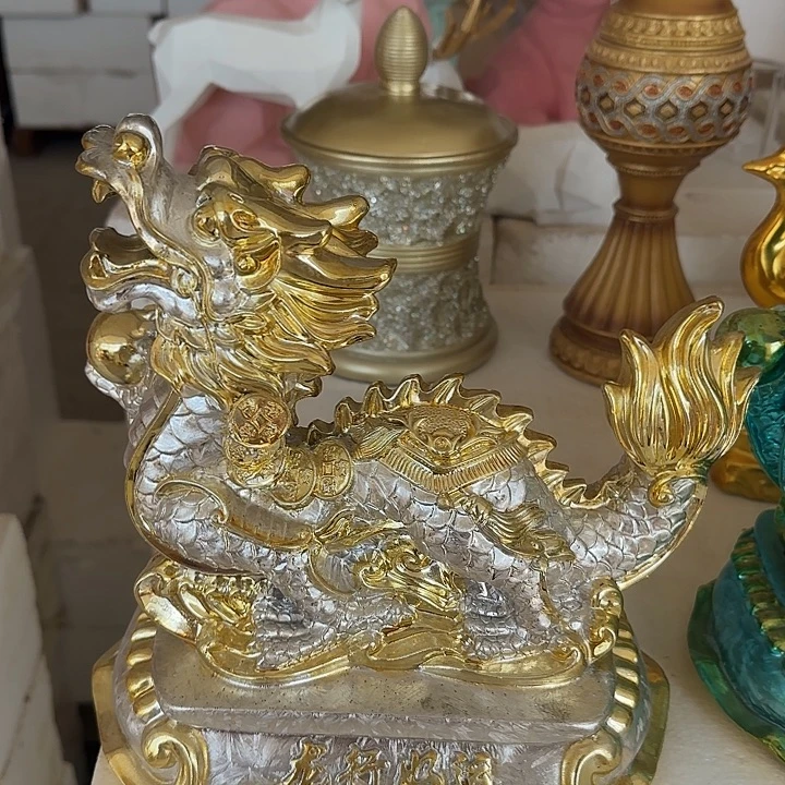 树脂金银龙30公分